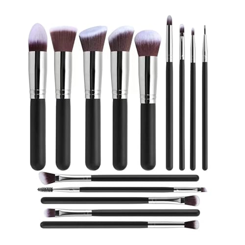 WENHA(ȓX) 14 ̃CNuVZbg\tgӂӂt@f[VACVhEuhϕiec[(14pcs Silver Black 1)