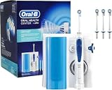 Braun Oral B MD20 Idropulsore Dentale Professionale OxyJet MicroBolle 2 Getti 4 Testine