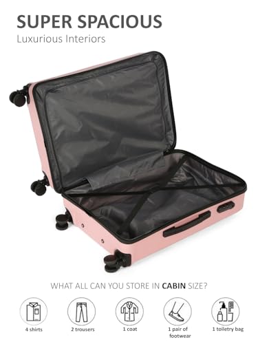 Image of Teakwood Dune Trolley Bag for Travel - Durable for Weekend Business Trip & Airline Cabin Fit - Smooth Wheels & Telescopic Handle Luggage Suitcase