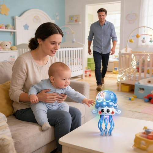 Jouet méduse à piles pour animer les ateliers ludiques en école maternelle et crèche - 3