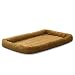 36L-Inch Cinnamon Dog Bed or Cat Bed w/ Comfortable Bolster | Ideal for Medium / Large Dog Breeds & Fits a 36-Inch Dog Crate | Easy Maintenance Machine Wash & Dry | 1-Year Warranty
