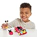 Disney Junior Mickey Mouse Funhouse Transforming Vehicle, Mickey Mouse, Red Toy Car, Preschool, Kids Toys for Ages 3 Up by Just Play