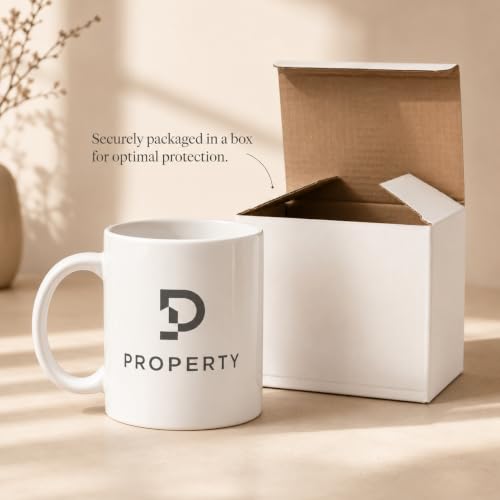 Taza de cerámica para café con logo personalizado 11 oz miniatura 3