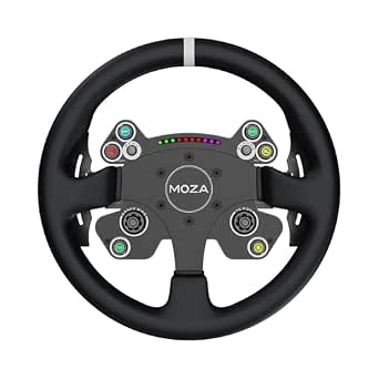 MOZA CS V2P Sim Racing Steering Wheel 13-inch for PC, Black
