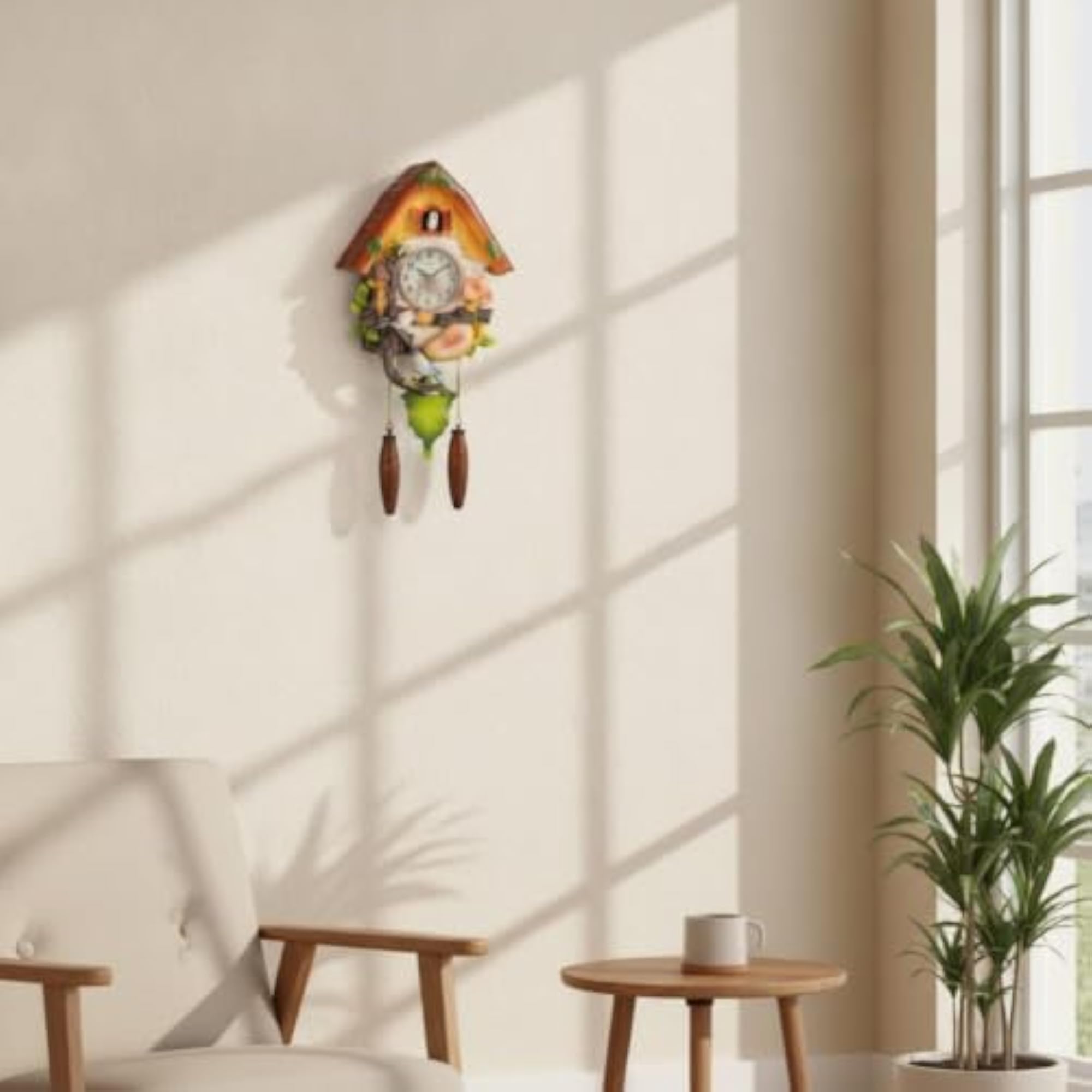 European-Style Cuckoo Wall Clock, Colour