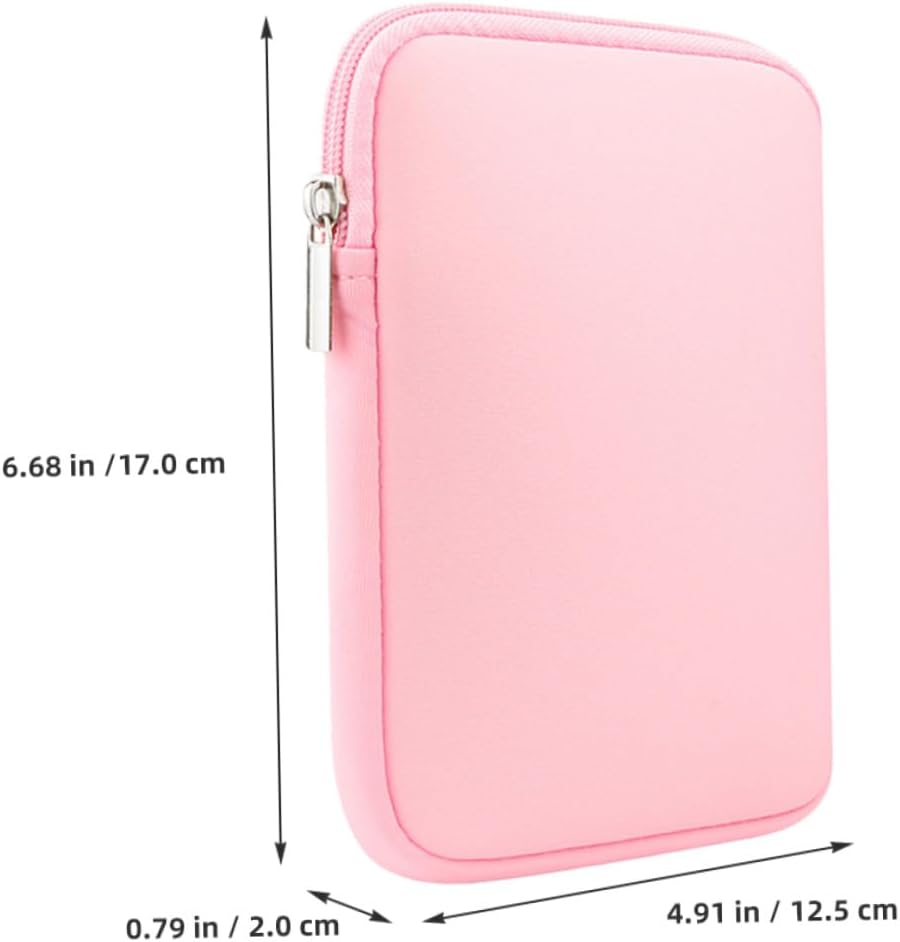 Ultrathin E-Reader Case for Paperwhite 3 with Zipper Closure Water and Protective Sleeve Cover Lightweight Ebook Travel Case in Stylish Pink for Paperwhite
