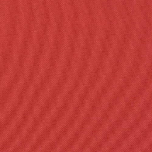 Galette de siège imperméable lot de 6 coussin dossier bas rouge - 8