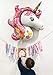 Unicorn Balloon 2 Pcs Large Balloons Decorations,Foil Balloon,Two 44” Unicorn Balloon, Party Balloon,Party Decoration,Party Supplies