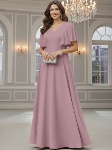 Image of KOH KOH Womens Long Elegant Bridesmaid Evening Cocktail Modest Maxi Dress
