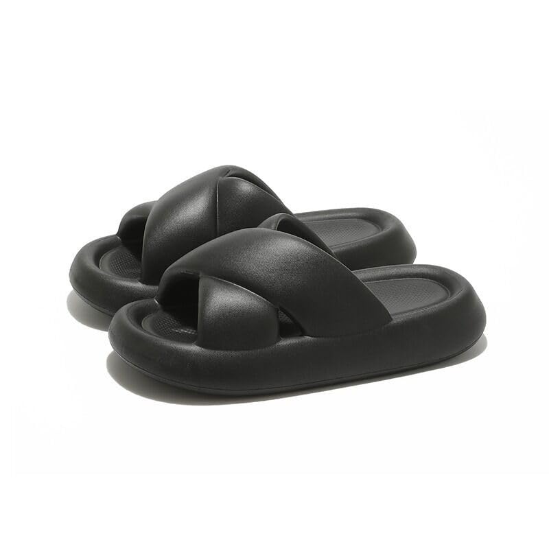 Preppy Slippers Cute Summer Slippers for Women Korean Sandals Cross Summer Slipper Men