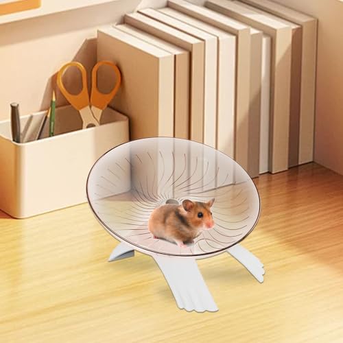 Roda Para Hamster Anão,Roda De Exercício Silenciosa - Acessório Para Gaiola Disco Voador Giratório P