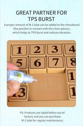Wooden Number Slide Puzzle - Digital Huarong Road Math Educational Brain Teaser IQ Game - Sliding Toy for School and Party (3x3) - Image 3