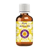 Deve Herbes Reines Arnika öl (Arnica Montana) 100% Natürliche therapeutische Qualität für die Körperpflege 30 ml (1,01 oz)