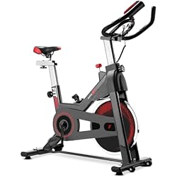 Bicicleta Fitfiu Fitness Fitfiu Fitness BESP-70 - Bicicleta Indoor Disco de inercia 13kg, pulsómetro, múltiples Niveles de Resistencia, Manillar y sillín Deportivo Regulables, Pantalla LCD
