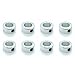 Eight (8) 3/4" Bore Zinc Plated Steel Shaft Collars w/Set Screw