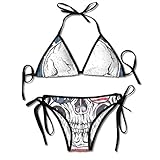 ❀ Der Bikini besteht aus Polyester. Voll gedruckte niedliche Muster.