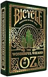 Bicycle Wizard of Oz Playing Cards, Oz Inspired Playing Card Deck, Emerald and Gold, 1 Deck