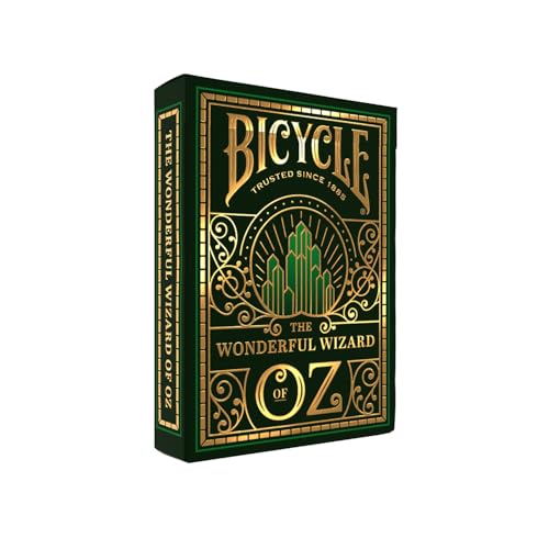 کارت بازی Bicycle زمرد و طلا مدل Wizard of Oz 1