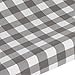 NoJo Grey and White Buffalo Check Changing Pad Cover