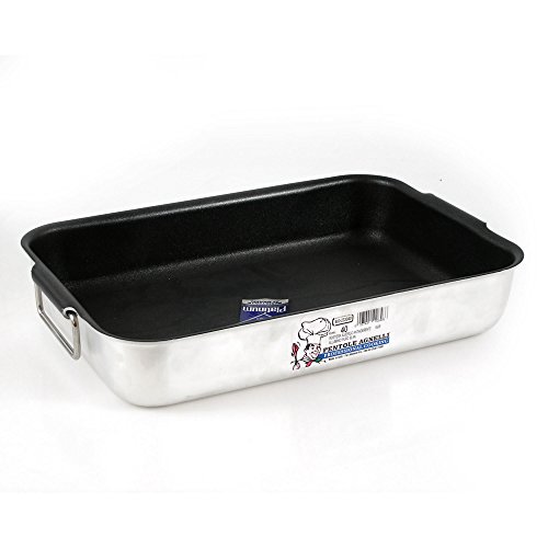 Pentole Agnelli ALSA150S50 Rostiera Rettangolare Agnelli Antiaderente Cm.50