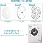 30 Pieces Clothes Dryer Exhaust Filter,Universal Portable Dryer Lint Filter Replacement for Panda//Sonya/