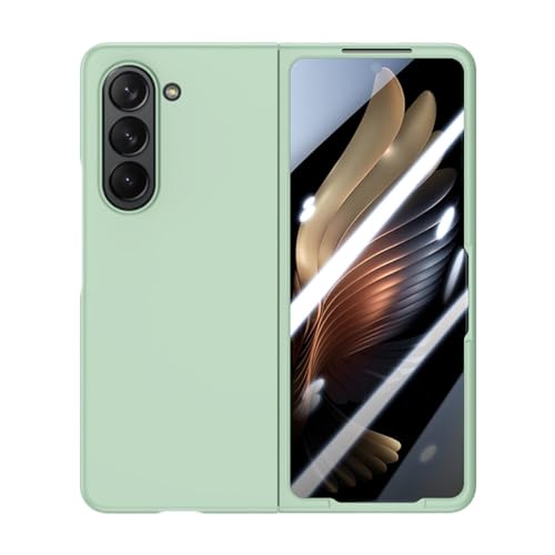 Coque Samsung Z Fold 5 5G antichoc rigide mate avec protection écran intégrée Vert Menthe