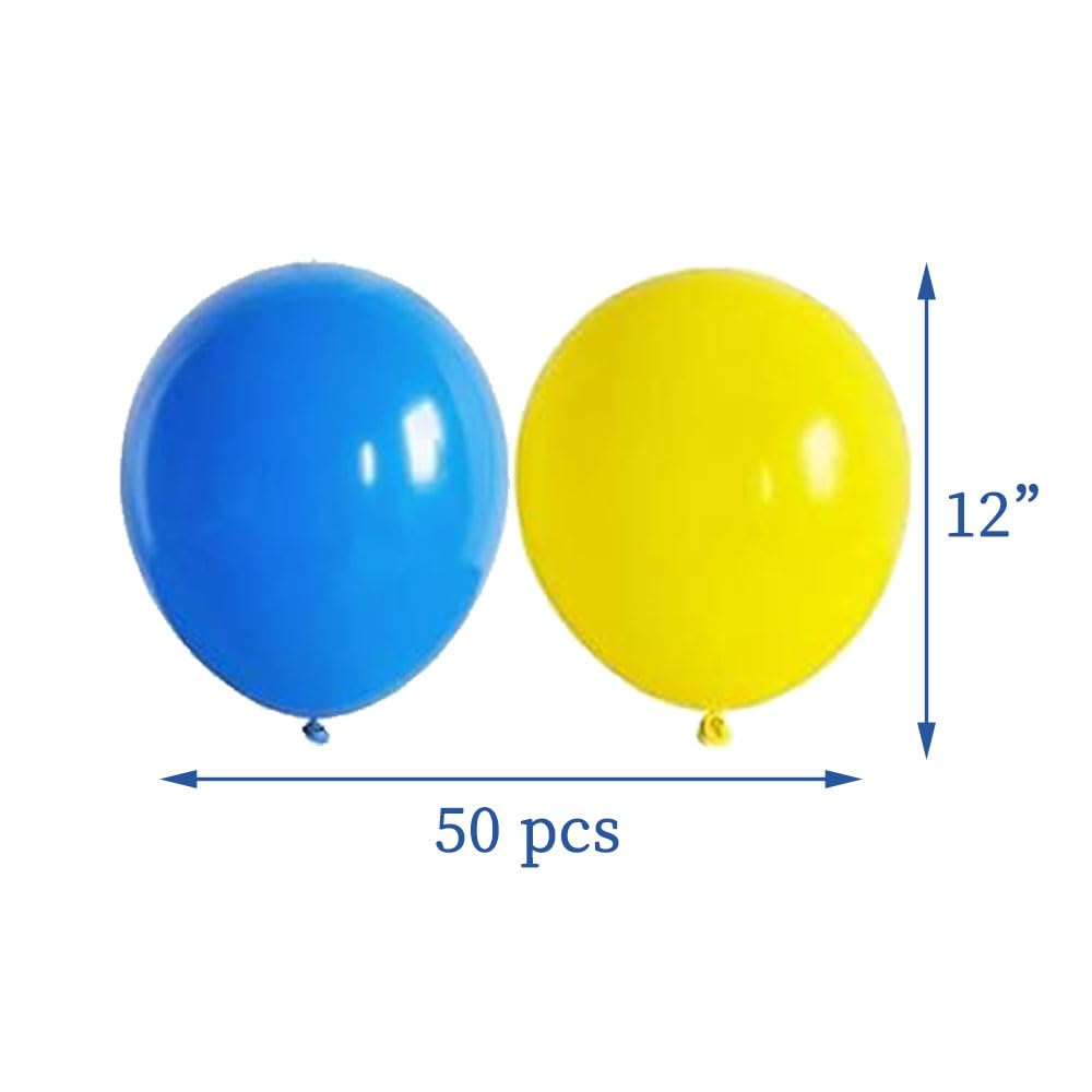 グッドイヤー バルーン 大小2個セット ブルー/イエロー