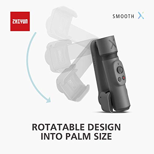Zhiyun Smooth X Kit com Mini Tripé e Pouch Estabilizador de Gimbal Smartphone de 2 eixos para Androi