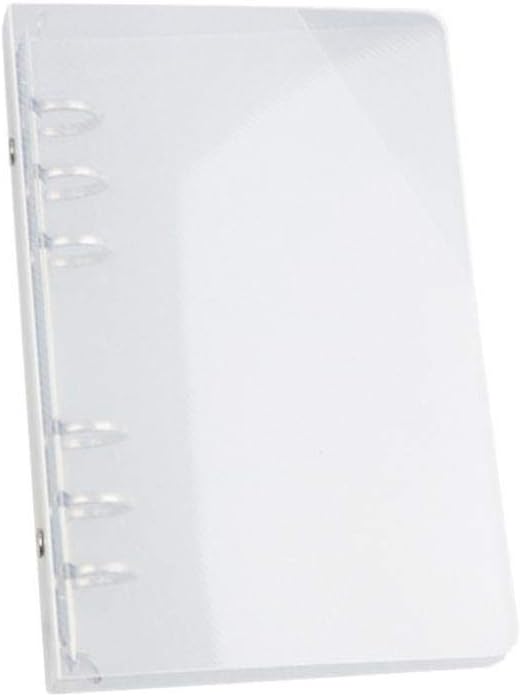 A6 Ringbuch Transparent - Nachfüllbarer Ordner 6-Loch Aus PVC Für Schule & Büro