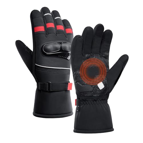 Gants de moto d'hiver chauds avec haute protection tactile