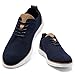 Men's Casual Dress Oxfords Sneakers Business Mesh Breathable Lightweight Walking Shoes Tennis Comfortable Fashion Office Navy EU42