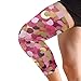 Pink Gold Fake Glitter knee support brace (A pair) Support for All Sports knee pads for men for Bike, Bike, Bike, Bike