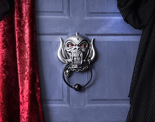 Aldaba de puerta Motorhead Warpig plateada de 17 cm Nemesis Now 6