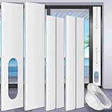 TigeJoy Sliding Door Air Conditioner Kit for 5.1 Inch Exhaust Hose of Portable AC, Max Adjustable...