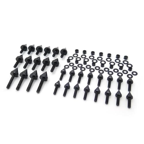 Kit pernos carenado Suzuki GSXR750 GSX-R1000 2001 2002 tornillos negros con punta piezas