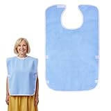 Entretien et nettoyage faciles : les bavoirs imperméables pour adultes sont lavables en machine à 30 °C et sèchent particulièrement rapidement, ce qui les rend parfaits pour un usage quotidien. Ce bavoir lavable pour adulte conserve sa texture douce et ses propriétés hydrofuges même après de nombreux lavages.