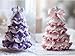 DIY Crochet Christmas Tree Kit – Handmade Holiday Decoration Set, Beginner Christmas Kit, Tree Bow Pearl Embellishment, Christmas Party Crochet Decorations,Starter kit (Green)