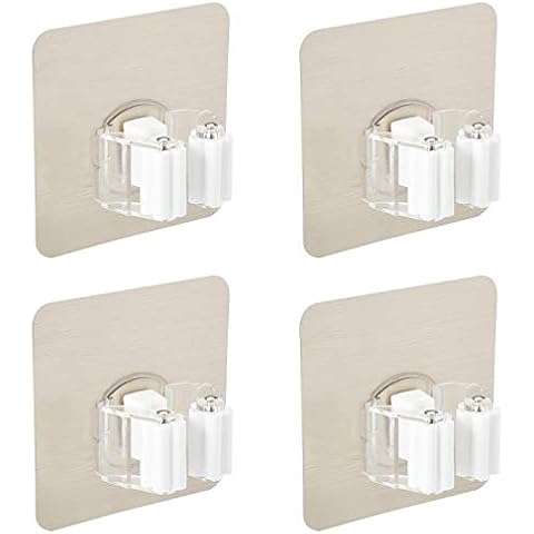 Irich 4 Piezas Colgador de Escoba y Fregona Cover