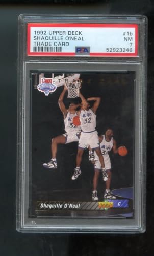 1992-93 Upper Deck Shaquille O'Neal Trade 1b ROOKIE RC PSA 7 Graded Basketball Card NBA Shaq ONeal 1992-1993 92-93