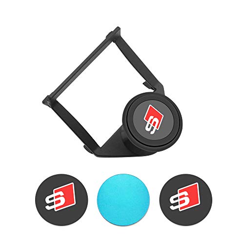 Freeauto Support de téléphone magnétique pour Audi A4 (2007-2016) / Q5 Noir