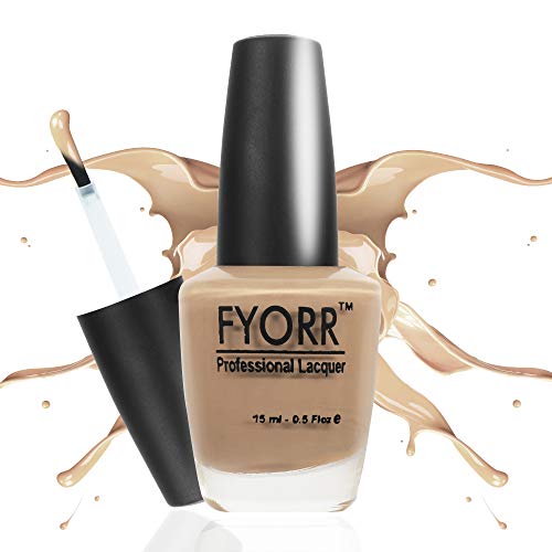 Image of Pale Nude Professional Nail Polish | Long Lasting, Quick Dry, Chip Resistant, High Shine Nail Paint | Smooth & Easy Application, Vibrant Trendy Shades for Women & Girls Party Daily Use 15ml