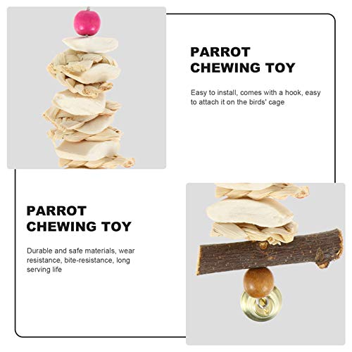 Balacoo 2Pcs Papagaio Osso de Choco Periquitos Brinquedo Gaiola de Pássaro Bico Guarnição Pedra De C