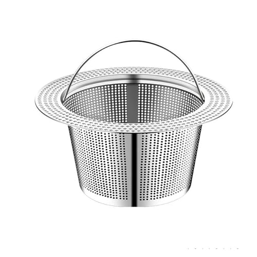 Filtro antiobstrucción de cocina para drenaje de fregadero en acero inoxidable 2