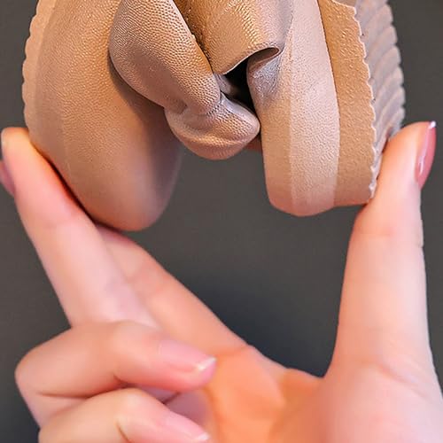 Kids Little Girls Flat Mules Bow Slip On Loafers Slides Sandals Leather Closed Toe Indoor Outdoor Walking Slippers3