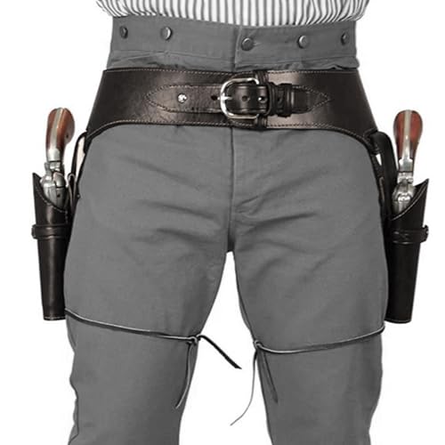 Costume de cowboy et accessoires de déguisement western pour soirée cosplay