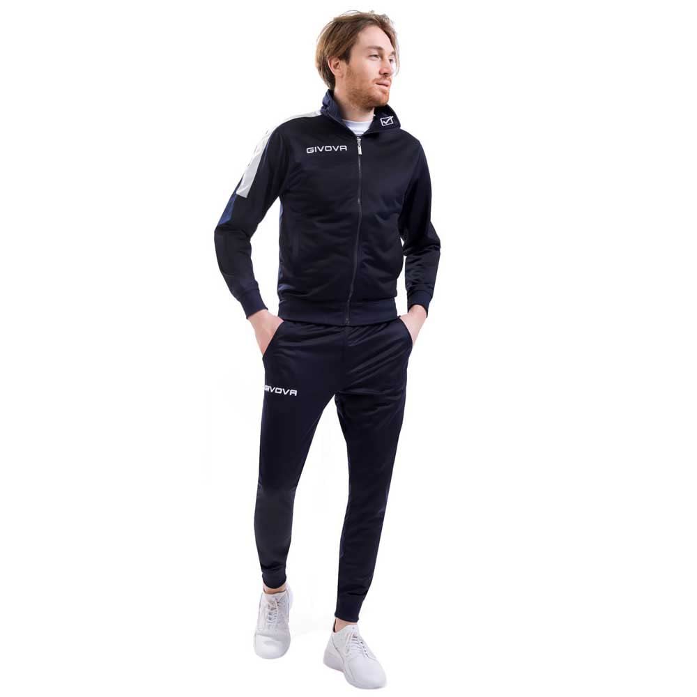 Givova Herren Mehrfarbig Tuta Revolution Sportoutfit, (Blau), 3XL