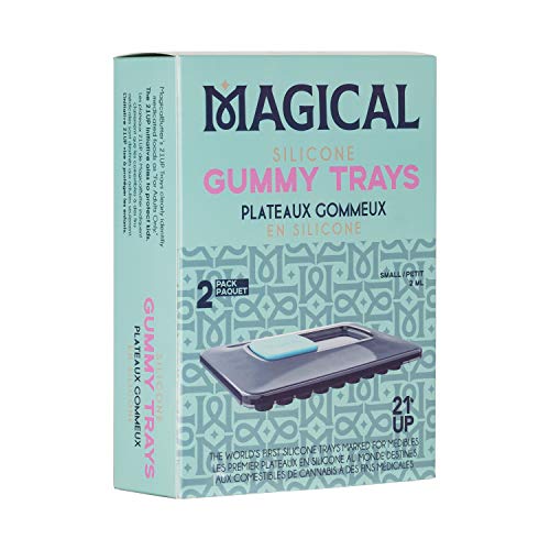 image for Magical Butter Machine 2ML Silicone Non-Stick Gummy Trays - Perfect fo
