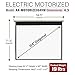 Akia Screens 104 inch Motorized Electric Remote Controlled Drop Down Projector Screen 4:3 8K 4K HD 3D Retractable Ceiling Wall Mount Office Home Movie Theater AK-MOTORIZE104VW