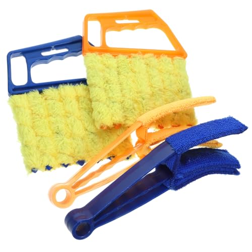 Generico 4 Pz Spolverino Per La Pulizia Delle Tende Pulitore Per Spolvero D'aria Lavavetri Spray Tergicristallo Per Auto Salviette Per Pavimenti Con Kit Fibra Superfine