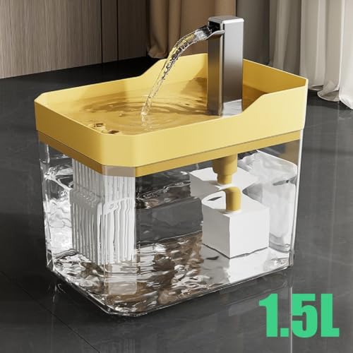 Fuente de agua para gatos automática en tamaño compacto ideal para el salón o la cocina 7